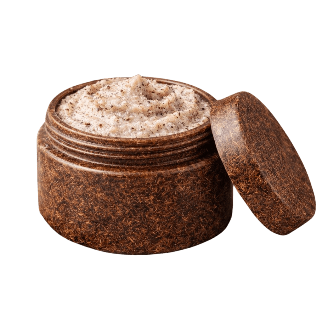 Luxury hotel amenities packaging with natural ingredients